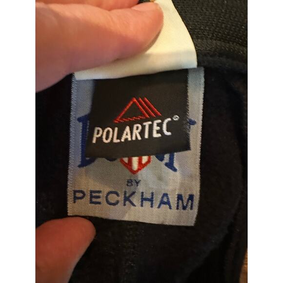 Peckham Men's Polartec Fleece Bib Pants Black Size Medium Long Winter Activewear - Picture 7 of 10